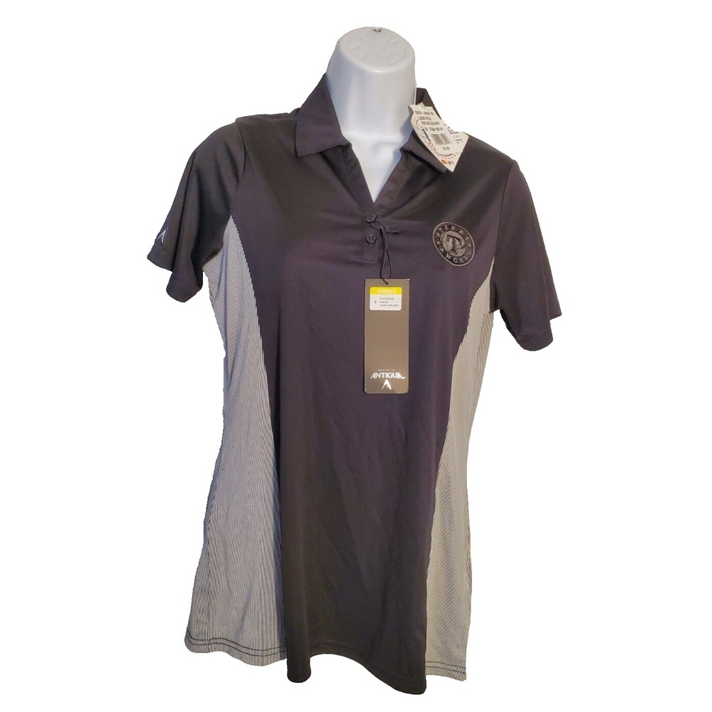 Antigua Texas Rangers Women's Small Polo Shirt New NWT